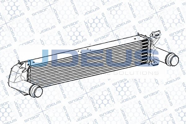 интеркулер (охладител за въздуха на турбината) JDEUS               
