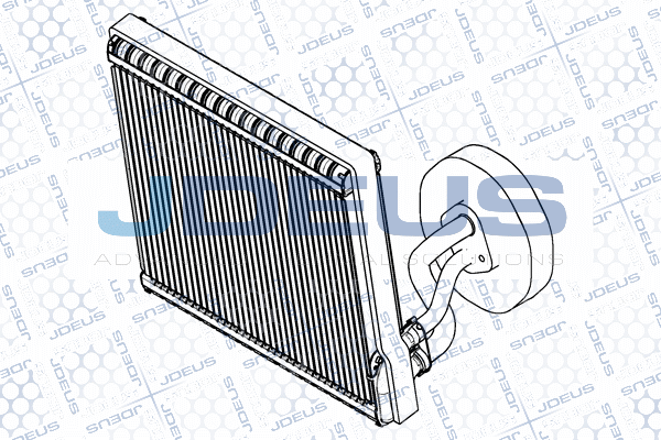 изпарител, климатична система JDEUS               