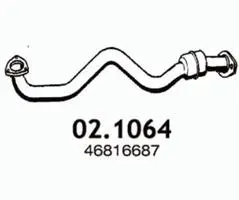 изпускателна тръба ASSO                