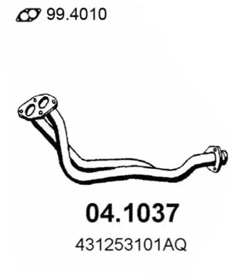 изпускателна тръба ASSO                