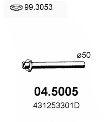 изпускателна тръба ASSO                