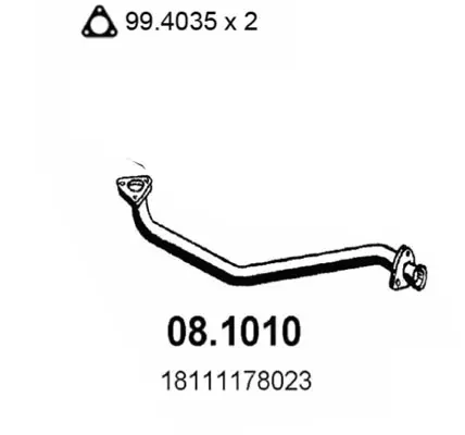 изпускателна тръба ASSO                