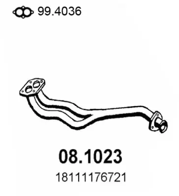 изпускателна тръба ASSO                