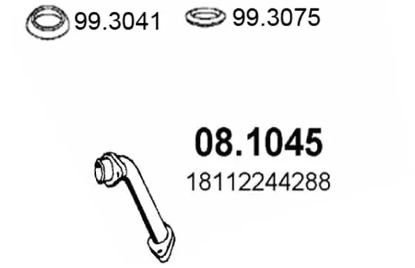 изпускателна тръба ASSO                