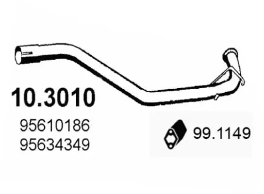 изпускателна тръба ASSO                