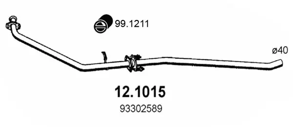 изпускателна тръба ASSO                