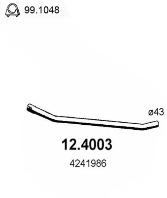 изпускателна тръба ASSO                