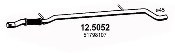 изпускателна тръба ASSO                