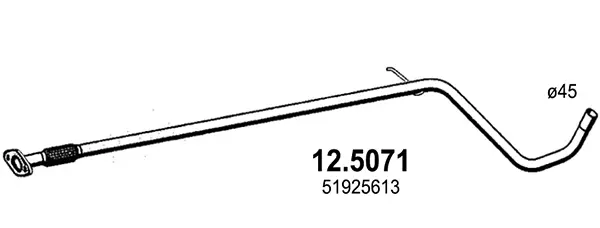 изпускателна тръба ASSO                