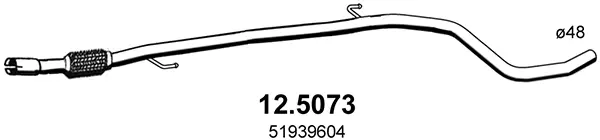 изпускателна тръба ASSO                