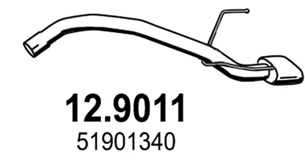 изпускателна тръба ASSO                