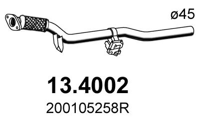 изпускателна тръба ASSO                