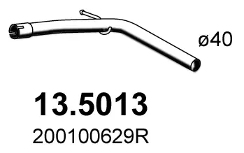 изпускателна тръба ASSO                