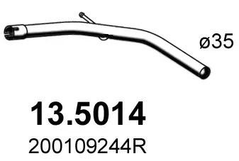 изпускателна тръба ASSO                