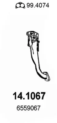 изпускателна тръба ASSO                