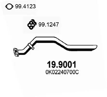 изпускателна тръба ASSO                