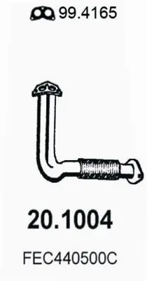 изпускателна тръба ASSO                