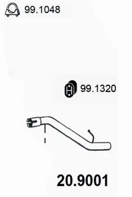 изпускателна тръба ASSO                