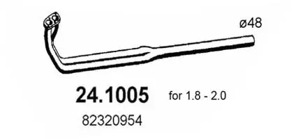 изпускателна тръба ASSO                