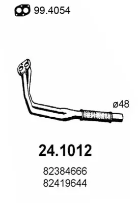 изпускателна тръба ASSO                