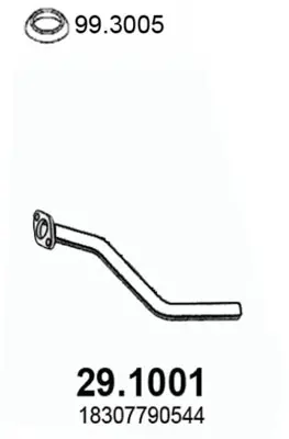 изпускателна тръба ASSO                