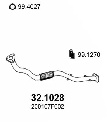 изпускателна тръба ASSO                