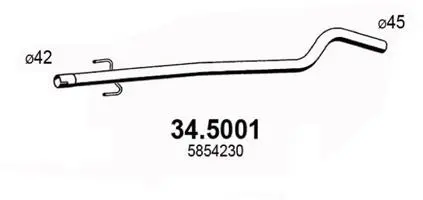 изпускателна тръба ASSO                