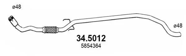 изпускателна тръба ASSO                