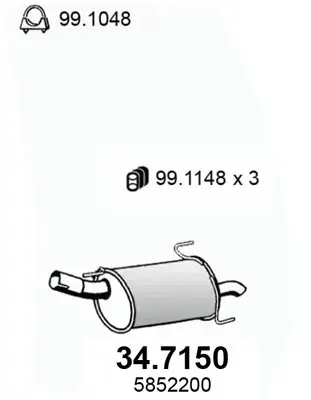 крайно гърне ASSO                