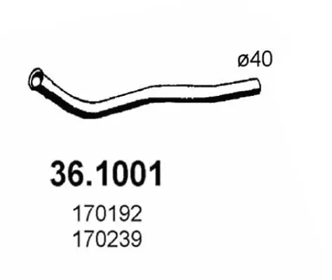 изпускателна тръба ASSO                