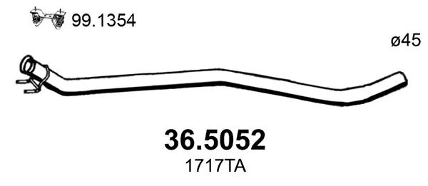 изпускателна тръба ASSO                