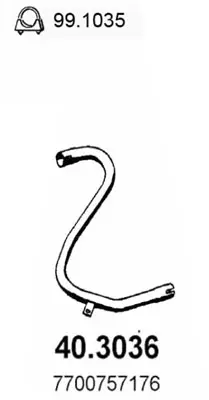 изпускателна тръба ASSO                