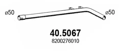изпускателна тръба ASSO                
