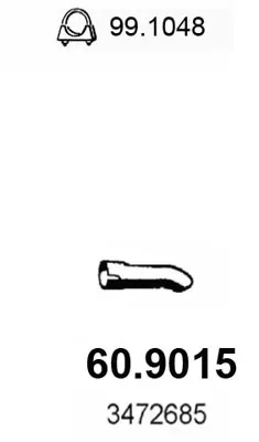 изпускателна тръба ASSO                