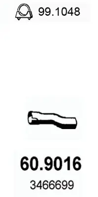 изпускателна тръба ASSO                