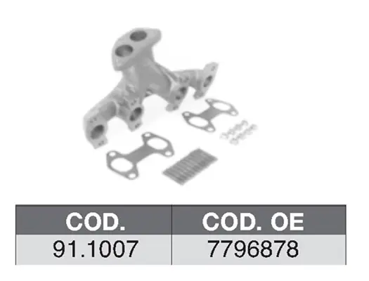 колектор (дъга), изпускателна система ASSO                