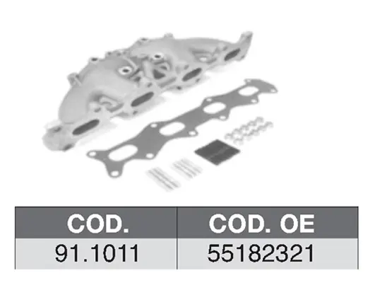 колектор (дъга), изпускателна система ASSO                