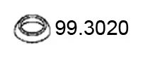 уплътнителен пръстен, изпуск. тръба ASSO                
