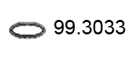 уплътнителен пръстен, изпуск. тръба ASSO                