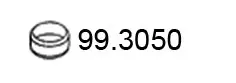 уплътнителен пръстен, изпуск. тръба ASSO                