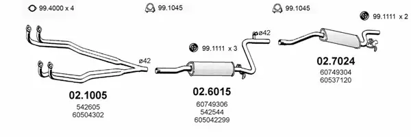 Изпускателна система ASSO                