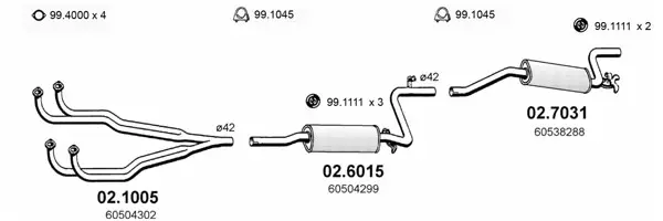 Изпускателна система ASSO                