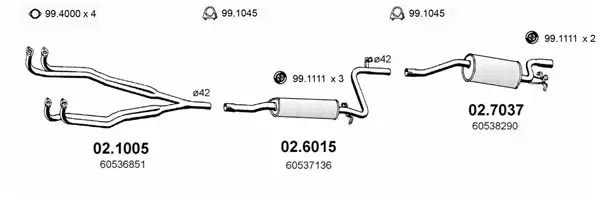 Изпускателна система ASSO                