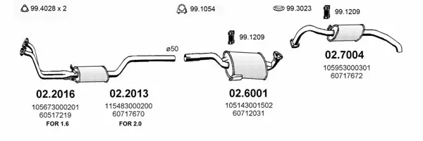 Изпускателна система ASSO                