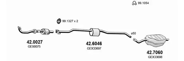 Изпускателна система ASSO                
