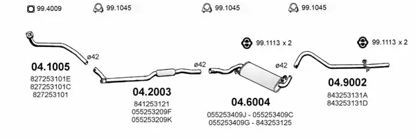 Изпускателна система ASSO                