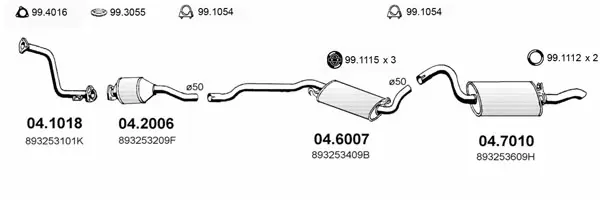Изпускателна система ASSO                