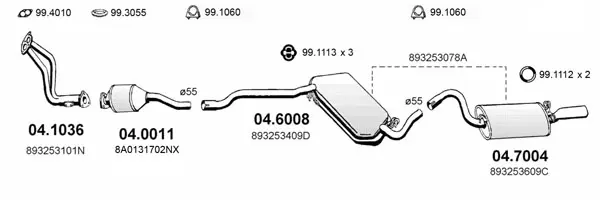 Изпускателна система ASSO                