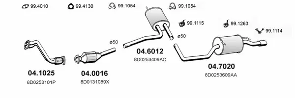 Изпускателна система ASSO                
