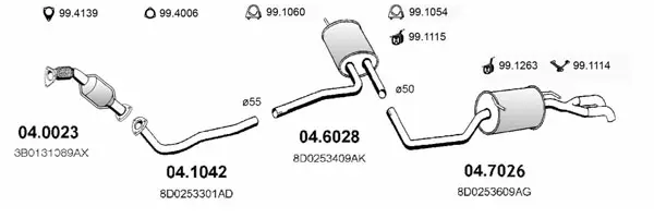 Изпускателна система ASSO                